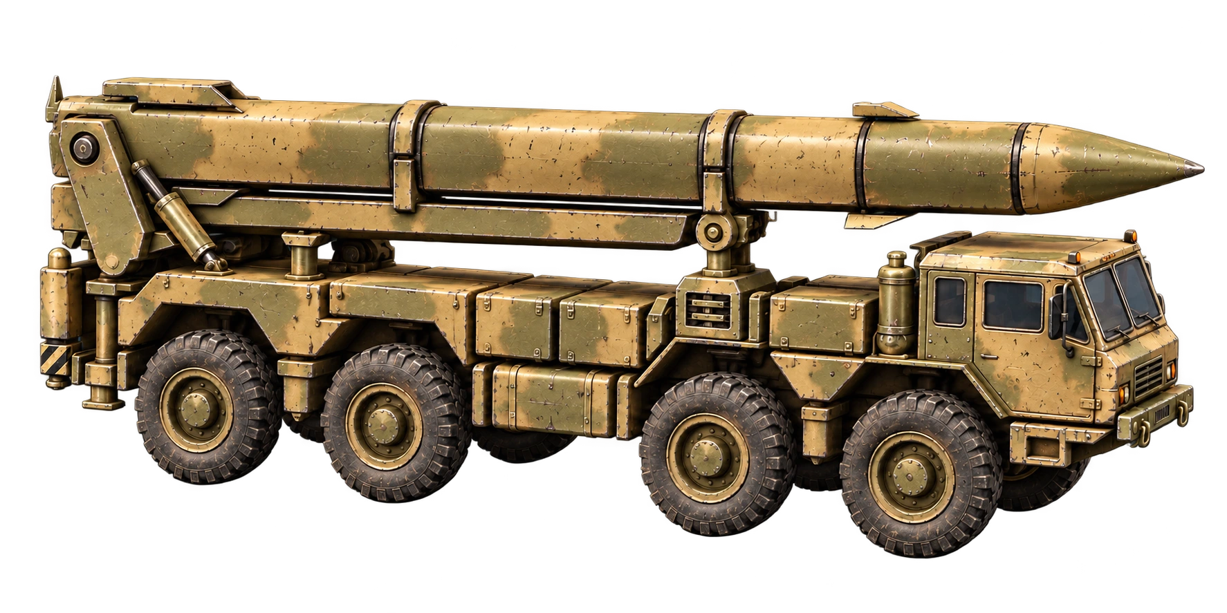 Tactical missile launcher illustrated portrait